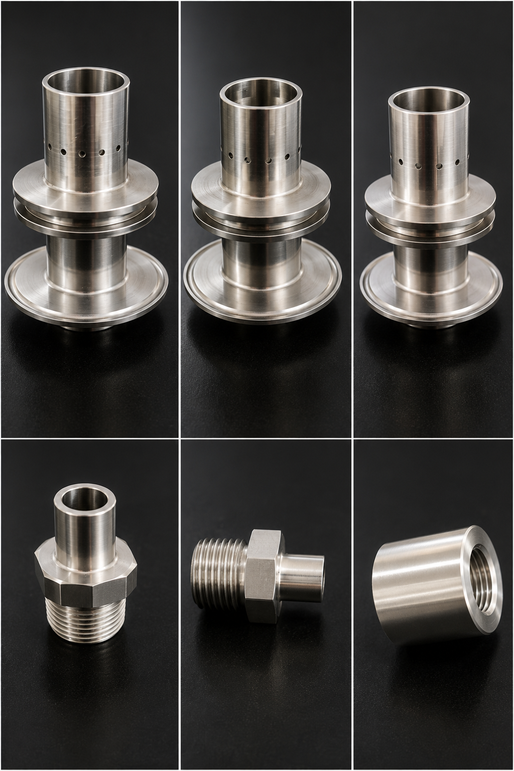 SS316L SMS union assembly parts